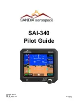 SANDIA aerospace SAI-340 Pilot'S Manual предпросмотр