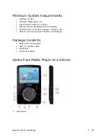 Preview for 10 page of SanDisk Fuze-UM809-ENG User Manual