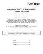 Preview for 1 page of SanDisk ImageMate 415753 Quick Start Manual