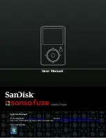 Предварительный просмотр 1 страницы SanDisk Sansa 4MP4 - Sansa Connect 4 GB MP3 User Manual