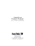 SanDisk SD25B-100 Product Manual preview