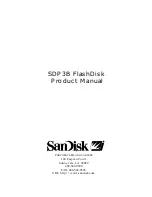 SanDisk SDP3B Product Manual preview