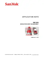 SanDisk SIM 5000 Application Note preview