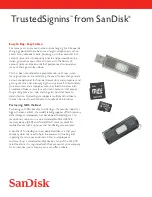 SanDisk TrustedSignins Brochure preview