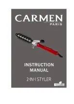 S&P Africa CARMEN PARIS 2-IN-1 STYLER Instruction Manual preview