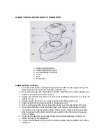 Preview for 3 page of S&P Africa ELEKTRA health+ Instruction Manual