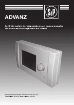 S&P ADVANZ Installation Manual. Instructions For Use preview