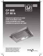 S&P CF 60B Installation Manual And Instructions For Use preview