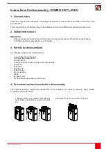 Preview for 1 page of S&P DOMEO 210 Series Disassembly Instructions