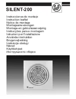 Предварительный просмотр 1 страницы S&P SILENT-200 DESIGN Instruction Leaflet