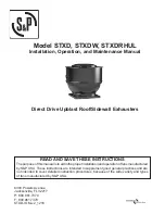 S&P STXD Series Installation, Operation And Maintenance Manual preview