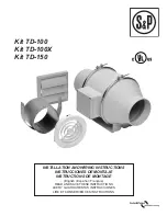 Предварительный просмотр 1 страницы S&P TD-100 Installation And Wiring Instructions