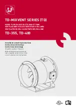 S&P TD-355 Installation And Wiring Instructions предпросмотр