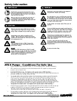 Preview for 2 page of Sandpiper S30 Operating & Service Manual