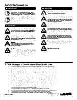 Preview for 2 page of Sandpiper T20 Service & Operating Manual