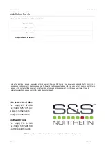 Preview for 20 page of S&S Northern Merlin 3000S Installation & Operation Manual