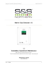 S&S Northern Merlin Detector i-S Installation Operation & Maintenance preview