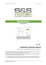 S&S Northern MERLIN GDPX+ Installation & Operation Manual preview