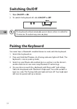 Preview for 12 page of Sandstorm SMKBBTN15 Instruction Manual