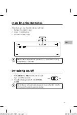 Preview for 13 page of Sandstrom SFSWKBG17E Instruction Manual