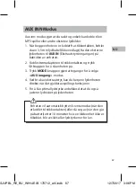 Preview for 67 page of Sandstrom SJUPBL14E Instruction Manual