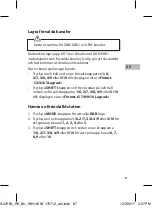 Preview for 87 page of Sandstrom SJUPBL14E Instruction Manual