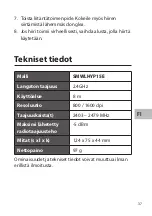 Предварительный просмотр 37 страницы Sandstrom SMWLHYP15E Instruction Manual