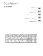 Preview for 1 page of Sandstrom SWKBFS16 Instruction Manual