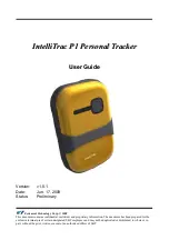 S&T IntelliTrac P1 User Manual preview