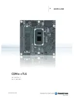 S&T Kontron COMe-cTL6 User Manual preview