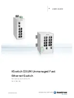 S&T kontron KSwitch D3 UM User Manual preview