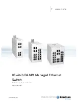 S&T Kontron KSwitch D4 MM User Manual preview