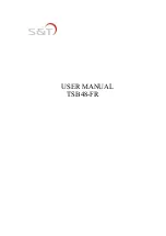 S&T TSB48-FR User Manual preview