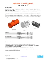 Preview for 21 page of SANDVIK MT520/PLC Technical Description