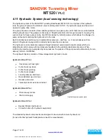 Preview for 27 page of SANDVIK MT520/PLC Technical Description