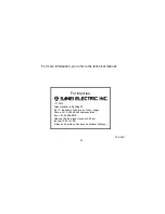 Preview for 29 page of SANEI ELECTRIC Printy 3 BL-80RS II Instruction Manual