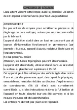 Предварительный просмотр 2 страницы Saneo 12000 BTU Manual