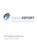 Saneo 4SPORT Quick Start Manual предпросмотр