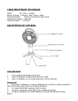 Предварительный просмотр 3 страницы Saneo FL-801 Manual