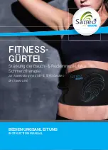 Saneo SaneoSHAPE fitness belt Instruction Manual предпросмотр