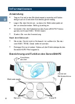 Предварительный просмотр 8 страницы Saneo SaneoSHAPE fitness belt Instruction Manual