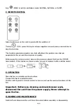 Preview for 14 page of Saneo TF-1601HY User Manual