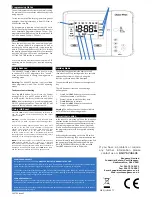 Preview for 2 page of Sangamo Choice PR1n User Instructions