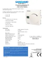 Preview for 1 page of Sangamo Choice Rstat 3 Installation & User'S Instructions