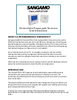 Preview for 1 page of Sangamo Choice RSTAT5 RF User Instructions