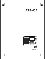 Sangean ATS-405 Manual предпросмотр