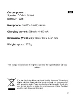 Предварительный просмотр 32 страницы Sangean ATS-405 Manual