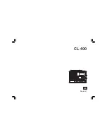 Sangean CL-100 - REV 1 Manual preview