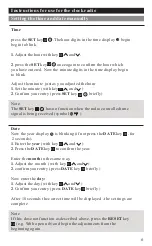 Предварительный просмотр 6 страницы Sangean CR-220DFM Instructions For Use Manual