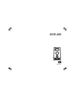 Предварительный просмотр 1 страницы Sangean DCR-200 User Manual